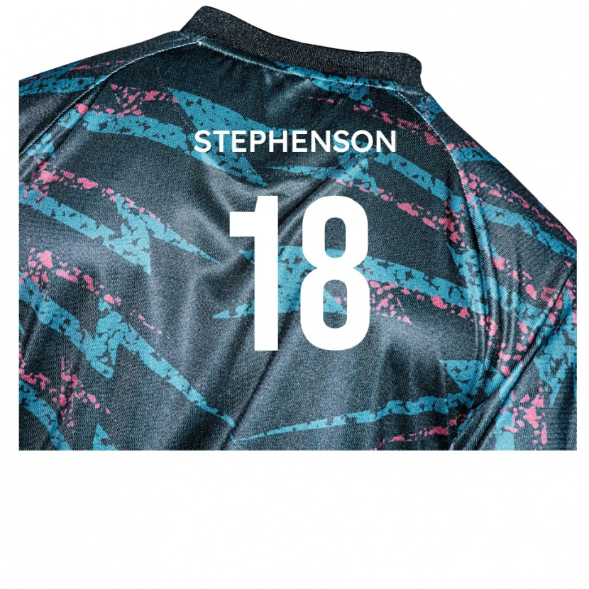 Danxen Kvinnor Dylan Stephenson #18 Svart Marin Bortatröja Matchtröjor 2025/26 Tröjor T-Tröja