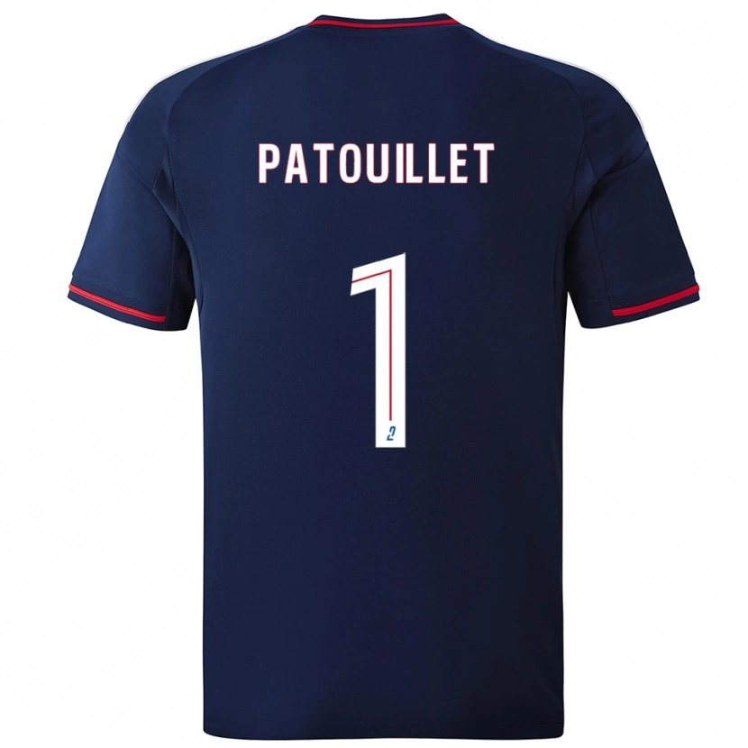 Danxen Kvinnor Mathieu Patouillet #1 Marin Röd Bortatröja Matchtröjor 2025/26 Tröjor T-Tröja