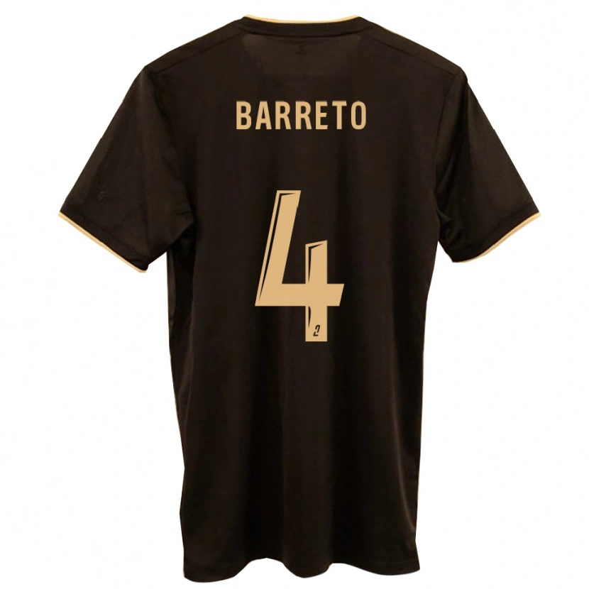 Danxen Kvinnor Michaël Barreto #4 Blå Röd Bortatröja Matchtröjor 2025/26 Tröjor T-Tröja
