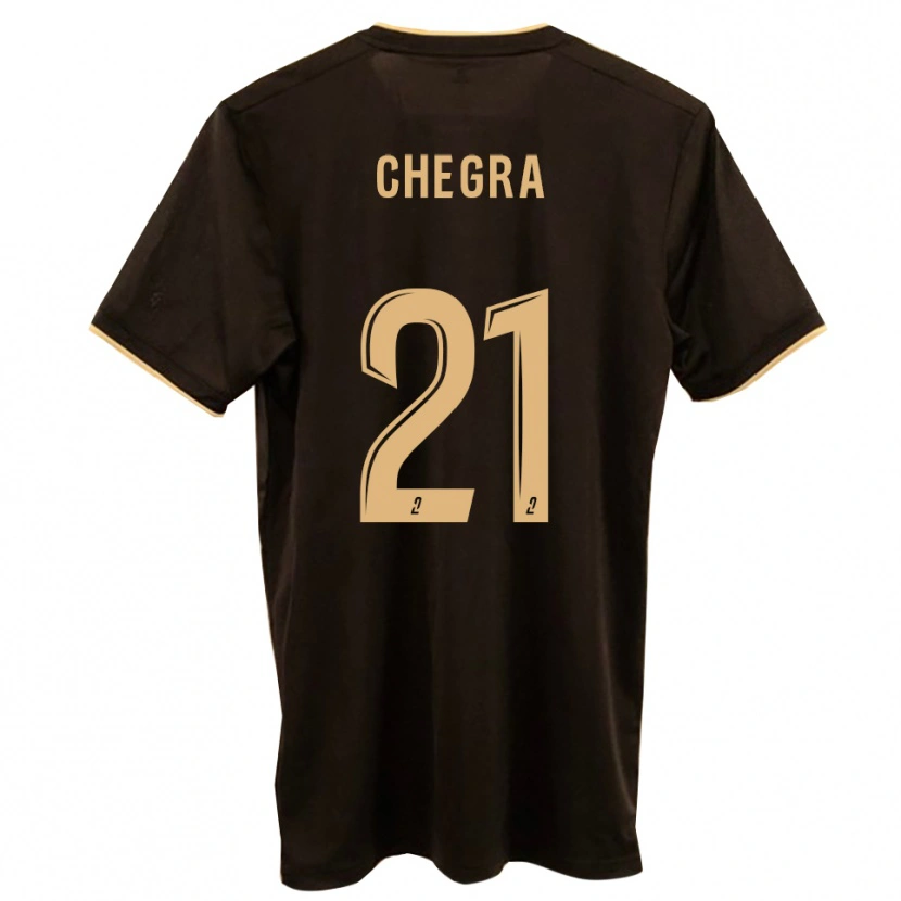 Danxen Kvinnor Ivane Chegra #21 Blå Röd Bortatröja Matchtröjor 2025/26 Tröjor T-Tröja