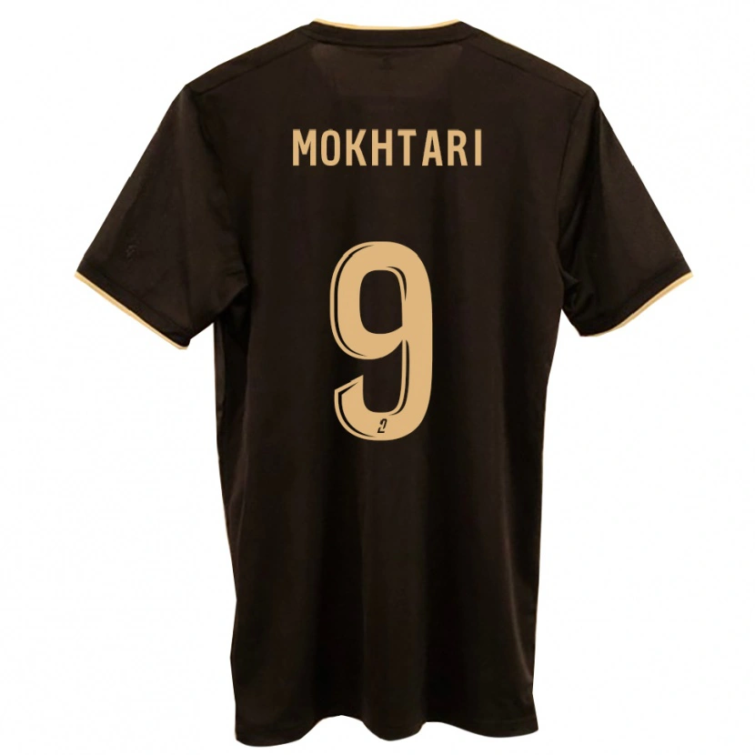 Danxen Kvinnor Noa Mokhtari #9 Blå Röd Bortatröja Matchtröjor 2025/26 Tröjor T-Tröja