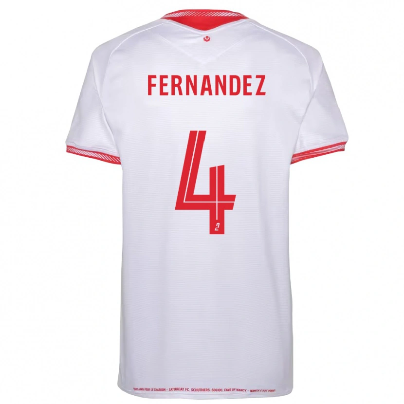 Danxen Kvinnor Nehemiah Fernandez #4 Svart Röd Bortatröja Matchtröjor 2025/26 Tröjor T-Tröja