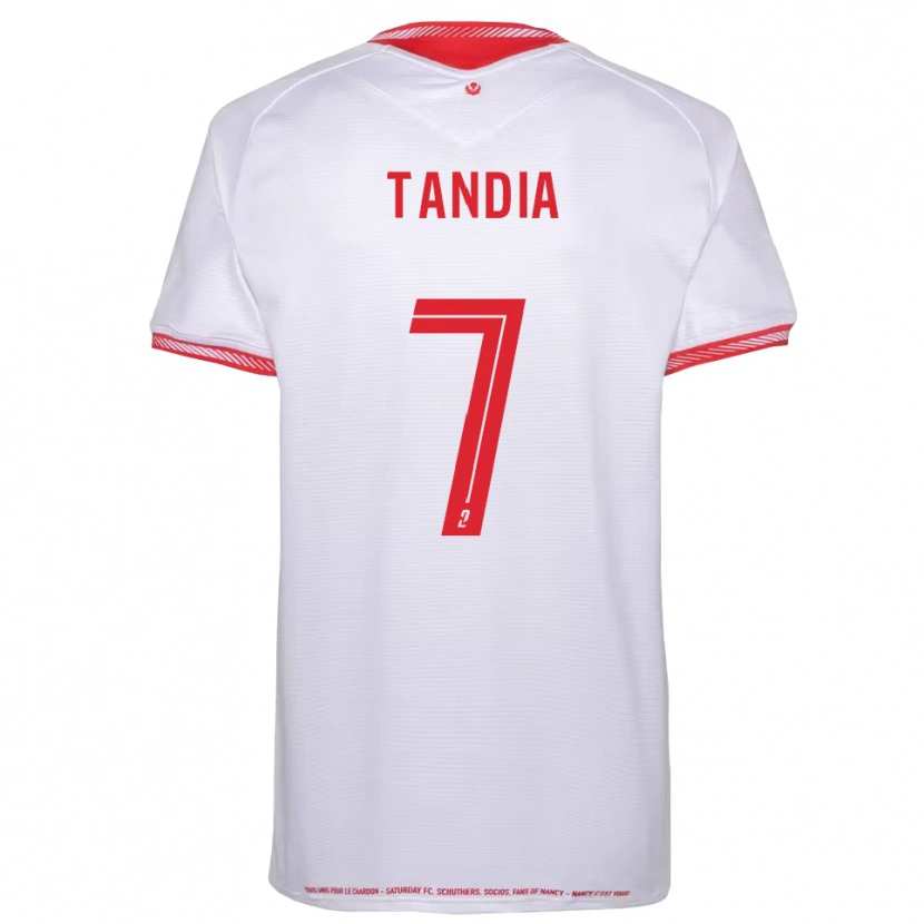 Danxen Kvinnor Youssouf Tandia #7 Svart Röd Bortatröja Matchtröjor 2025/26 Tröjor T-Tröja
