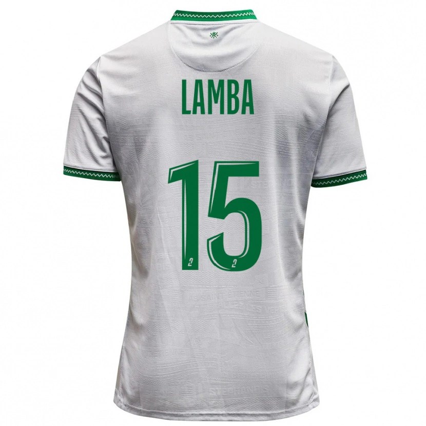 Danxen Kvinnor Chico Lamba #15 Vit Grön Bortatröja Matchtröjor 2025/26 Tröjor T-Tröja