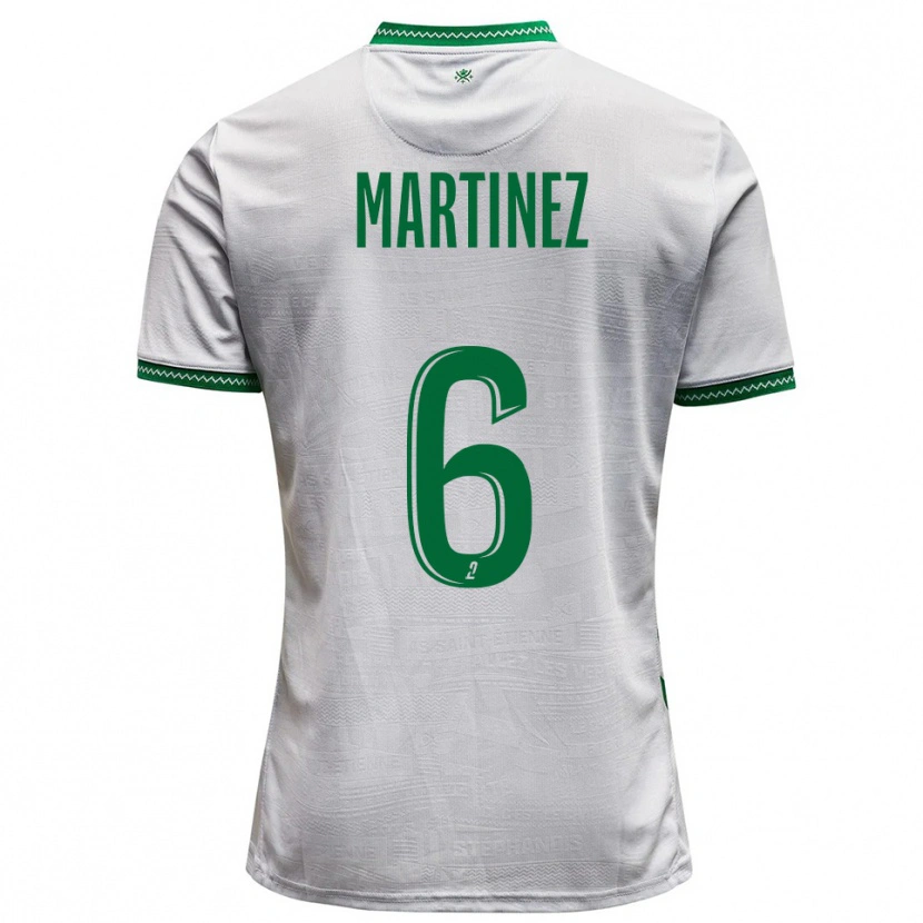 Danxen Kvinnor Lisa Martinez #6 Vit Grön Bortatröja Matchtröjor 2025/26 Tröjor T-Tröja