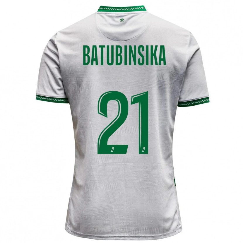 Danxen Kvinnor Dylan Batubinsika #21 Vit Grön Bortatröja Matchtröjor 2025/26 Tröjor T-Tröja