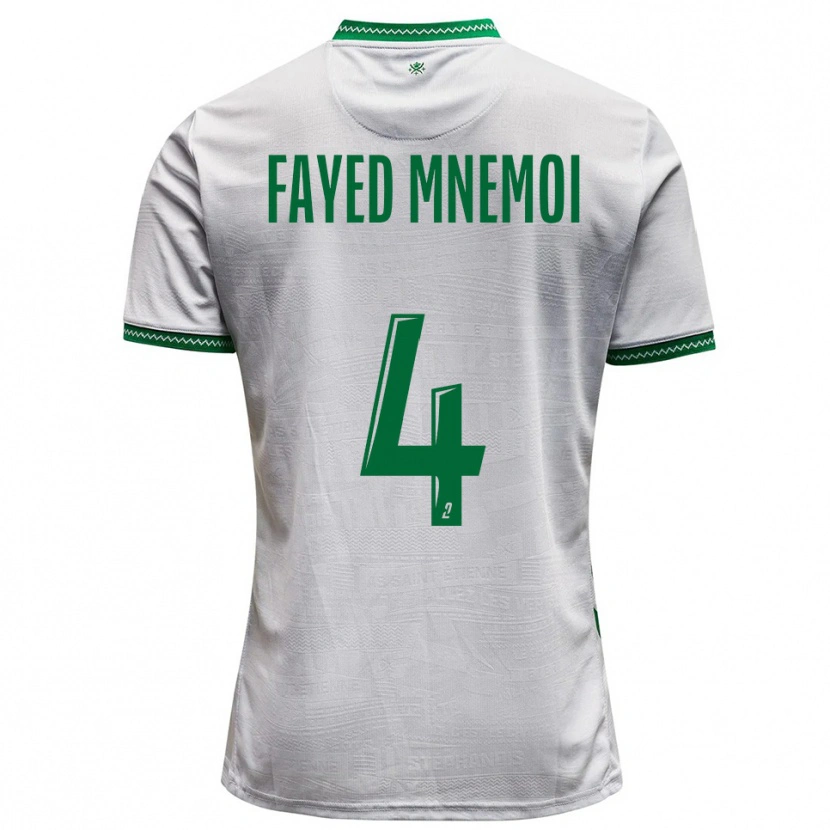 Danxen Kvinnor El Fayed Mnemoi #4 Vit Grön Bortatröja Matchtröjor 2025/26 Tröjor T-Tröja
