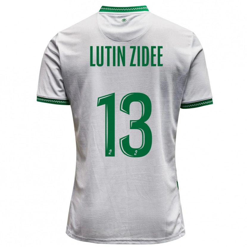 Danxen Kvinnor Medhy Lutin Zidee #13 Vit Grön Bortatröja Matchtröjor 2025/26 Tröjor T-Tröja