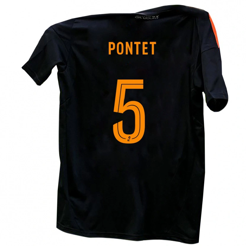 Danxen Kvinnor Arthur Pontet #5 Vitt Rött Bortatröja Matchtröjor 2025/26 Tröjor T-Tröja