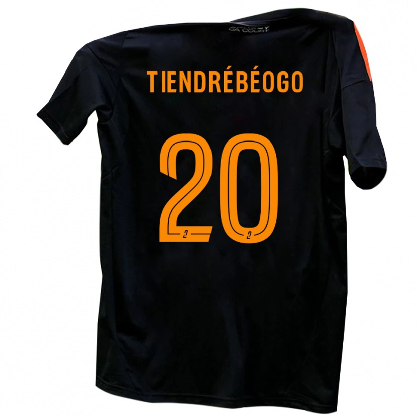 Danxen Kvinnor Josué Tiendrébéogo #20 Vitt Rött Bortatröja Matchtröjor 2025/26 Tröjor T-Tröja