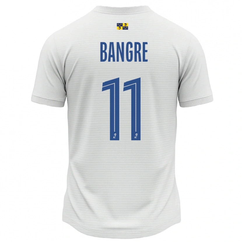 Danxen Kvinnor Mamady Bangré #11 Vit Blå Bortatröja Matchtröjor 2025/26 Tröjor T-Tröja