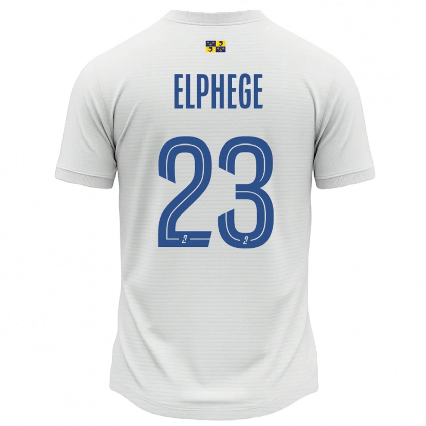 Danxen Kvinnor Nesta Elphege #23 Vit Blå Bortatröja Matchtröjor 2025/26 Tröjor T-Tröja