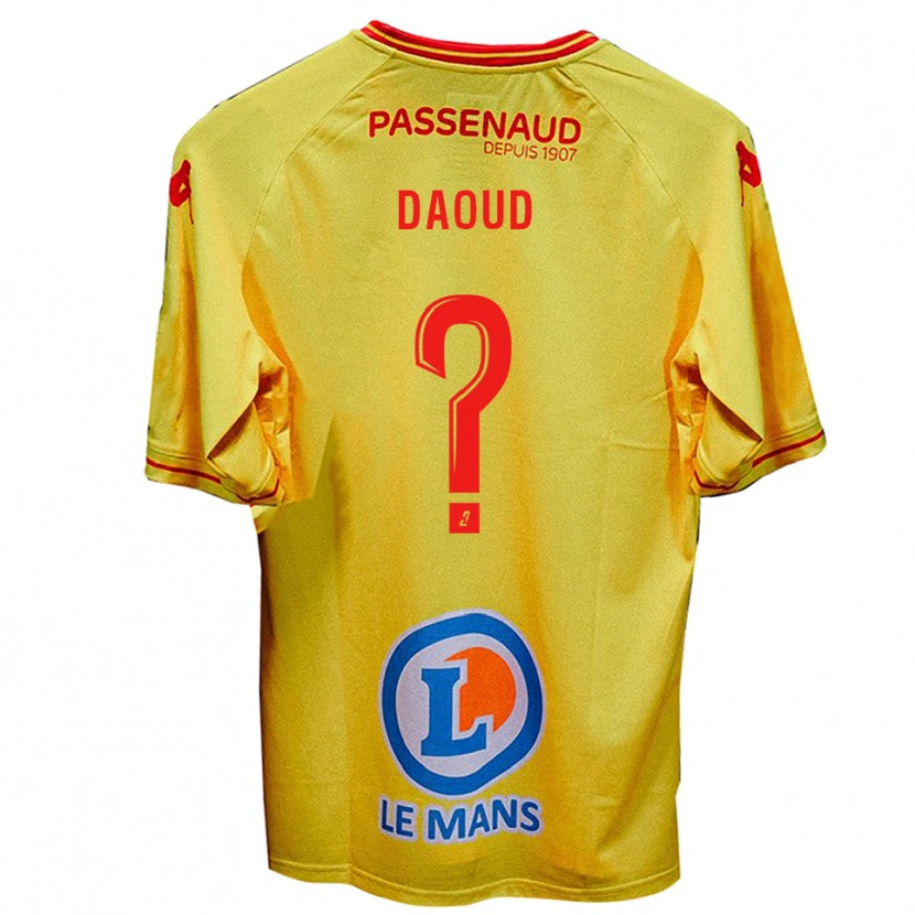 Danxen Kvinnor Yanis Daoud #0 Gul Bortatröja Matchtröjor 2025/26 Tröjor T-Tröja