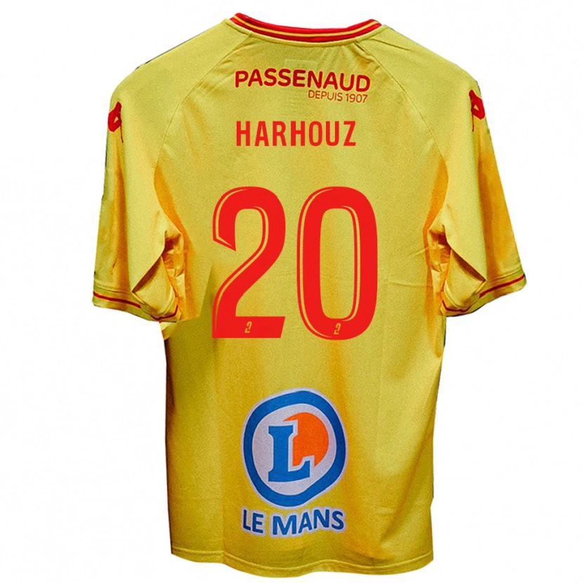 Danxen Kvinnor William Harhouz #20 Gul Bortatröja Matchtröjor 2025/26 Tröjor T-Tröja