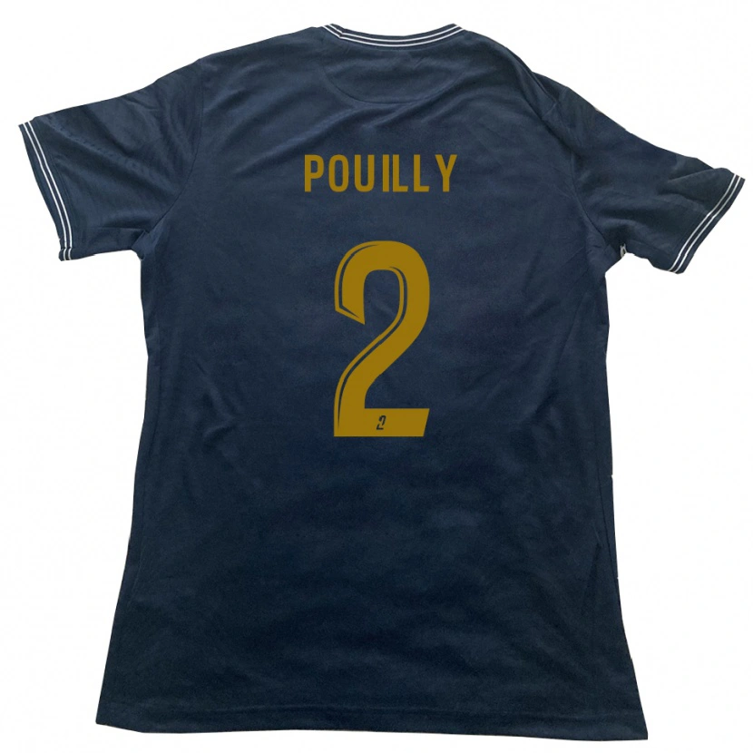 Danxen Kvinnor Tom Pouilly #2 Marin Guld Bortatröja Matchtröjor 2025/26 Tröjor T-Tröja