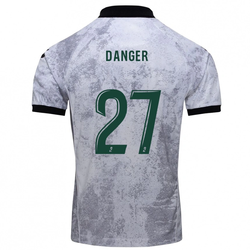 Danxen Kvinnor Bradley Danger #27 Vit Svart Bortatröja Matchtröjor 2025/26 Tröjor T-Tröja