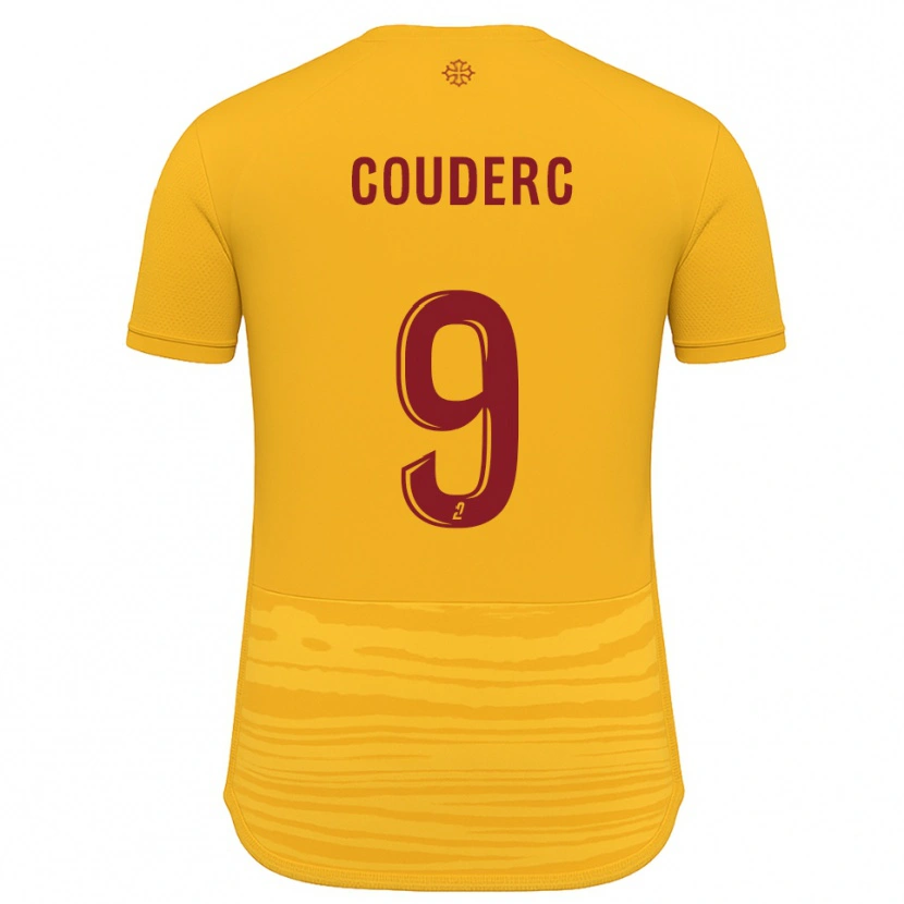 Danxen Kvinnor Enzo Couderc #9 Orange Burgundy Bortatröja Matchtröjor 2025/26 Tröjor T-Tröja