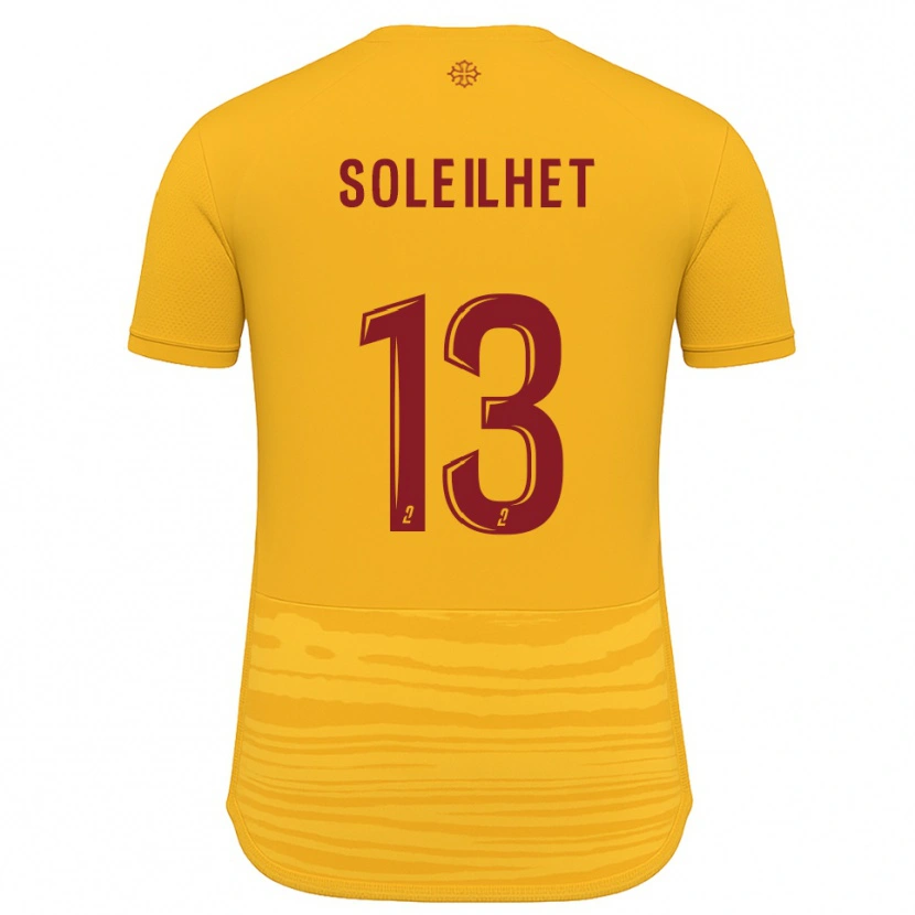 Danxen Kvinnor Alicia Soleilhet #13 Orange Burgundy Bortatröja Matchtröjor 2025/26 Tröjor T-Tröja