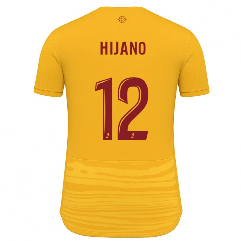 Danxen Kvinnor Noa Hijano #12 Orange Burgundy Bortatröja Matchtröjor 2025/26 Tröjor T-Tröja