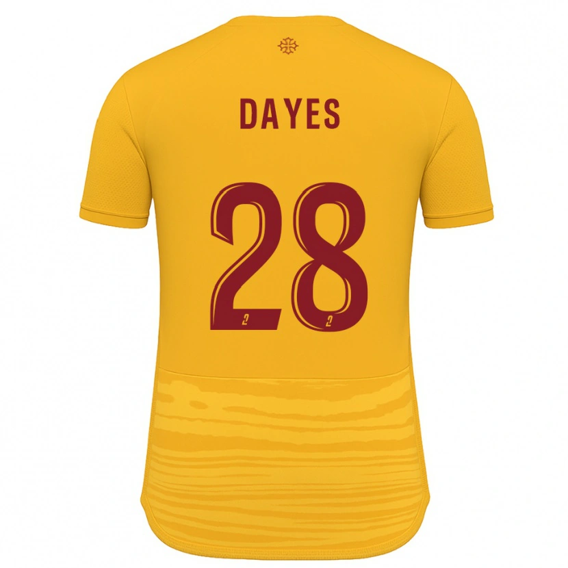 Danxen Kvinnor Mikayla Dayes #28 Orange Burgundy Bortatröja Matchtröjor 2025/26 Tröjor T-Tröja