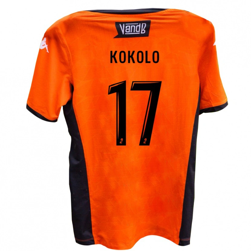 Danxen Kvinnor William Kokolo #17 Vit Svart Bortatröja Matchtröjor 2025/26 Tröjor T-Tröja