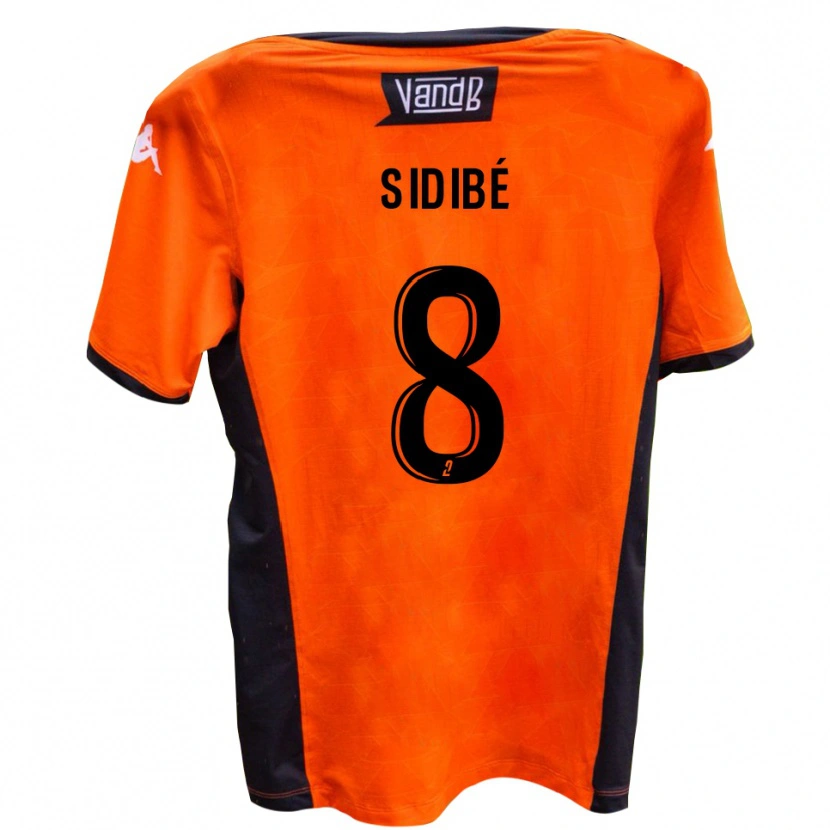 Danxen Kvinnor Mamadou Sidibé #8 Vit Svart Bortatröja Matchtröjor 2025/26 Tröjor T-Tröja