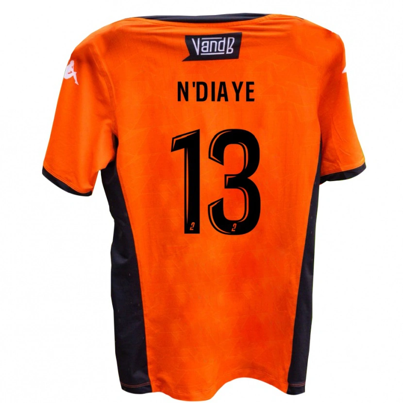 Danxen Kvinnor Tijane N'diaye #13 Vit Svart Bortatröja Matchtröjor 2025/26 Tröjor T-Tröja