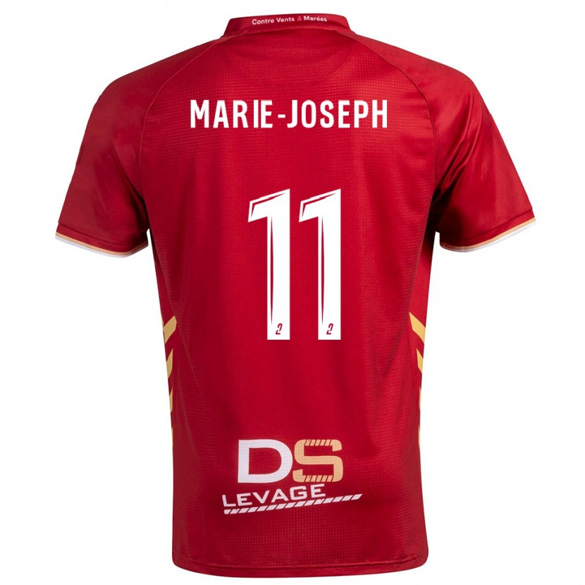 Danxen Kvinnor Thomas Marie-Joseph #11 Burgundy Guld Bortatröja Matchtröjor 2025/26 Tröjor T-Tröja