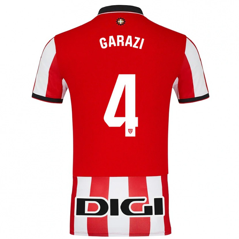 Danxen Barn Garazi #4 Röd Vit Hemmatröja Matchtröjor 2025/26 Tröjor T-Tröja