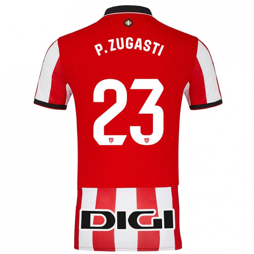 Danxen Barn Patricia Zugasti Osés #23 Röd Vit Hemmatröja Matchtröjor 2025/26 Tröjor T-Tröja