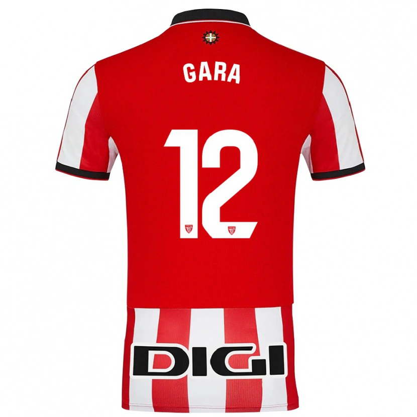 Danxen Barn Gara #12 Röd Vit Hemmatröja Matchtröjor 2025/26 Tröjor T-Tröja