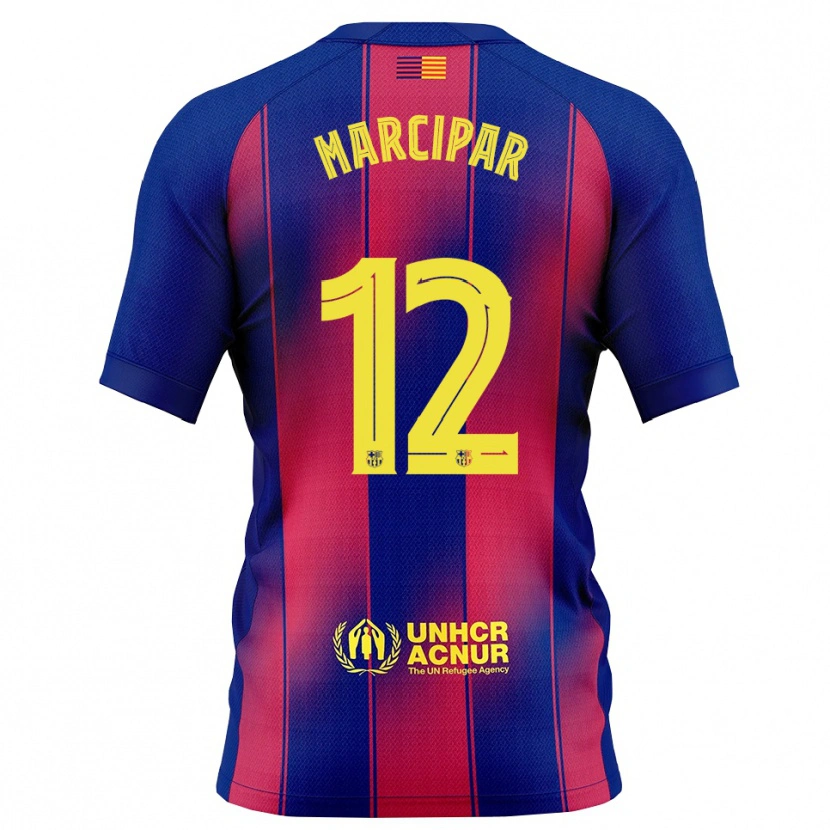 Danxen Barn Nico Marcipar #12 Blå Röd Hemmatröja Matchtröjor 2025/26 Tröjor T-Tröja