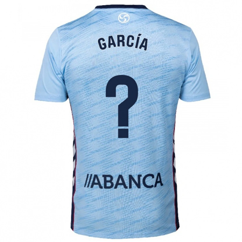 Danxen Barn Pedro García #0 Himmelsblå Röd Hemmatröja Matchtröjor 2025/26 Tröjor T-Tröja