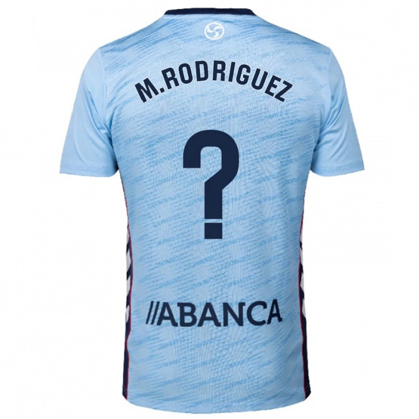 Danxen Barn Manu Rodríguez #0 Himmelsblå Röd Hemmatröja Matchtröjor 2025/26 Tröjor T-Tröja