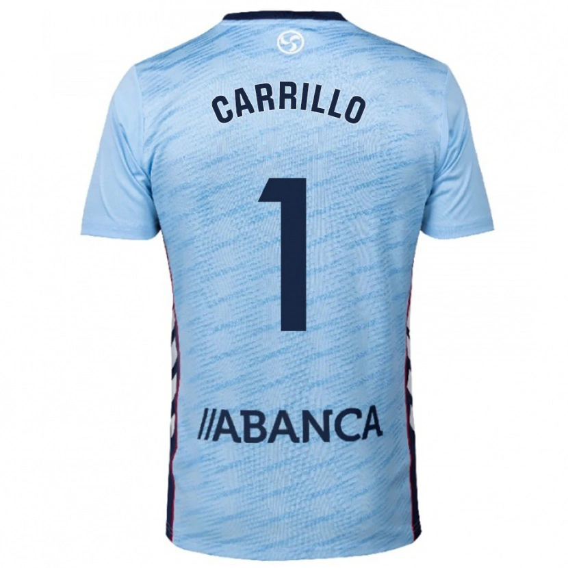Danxen Barn Coke Carrillo #1 Himmelsblå Röd Hemmatröja Matchtröjor 2025/26 Tröjor T-Tröja