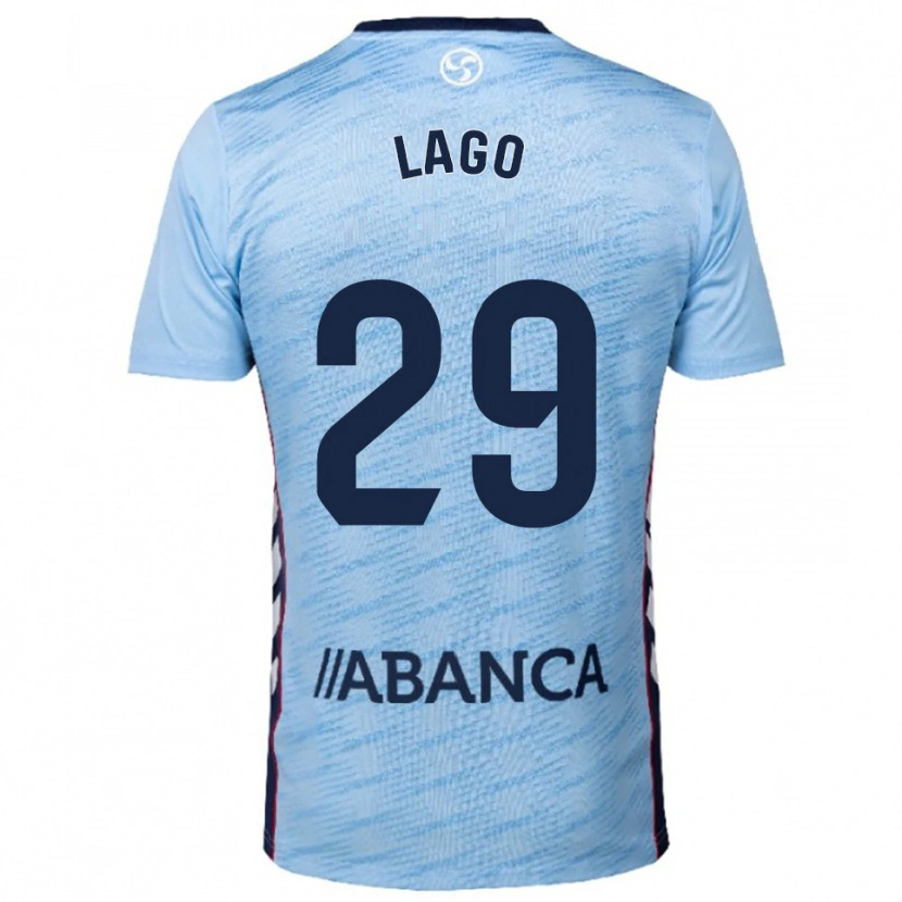 Danxen Barn Yoel Lago #29 Himmelsblå Röd Hemmatröja Matchtröjor 2025/26 Tröjor T-Tröja