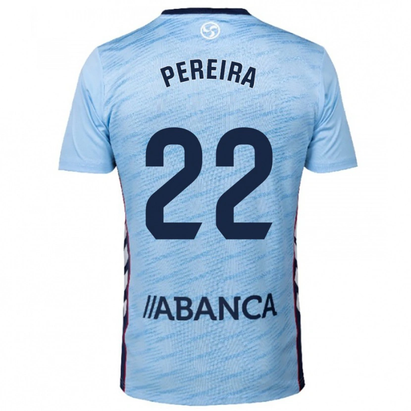 Danxen Barn Noe Pereira #22 Himmelsblå Röd Hemmatröja Matchtröjor 2025/26 Tröjor T-Tröja