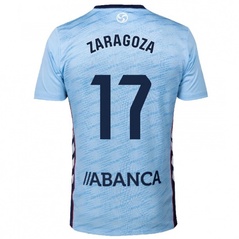 Danxen Barn Bryan Zaragoza #17 Himmelsblå Röd Hemmatröja Matchtröjor 2025/26 Tröjor T-Tröja