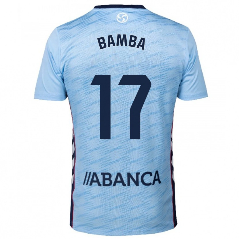 Danxen Barn Jonathan Bamba #17 Himmelsblå Röd Hemmatröja Matchtröjor 2025/26 Tröjor T-Tröja