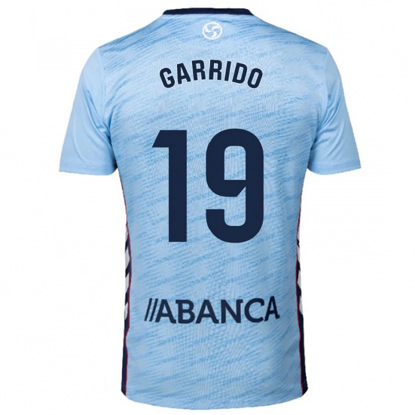 Danxen Barn Manu Garrido #19 Himmelsblå Röd Hemmatröja Matchtröjor 2025/26 Tröjor T-Tröja