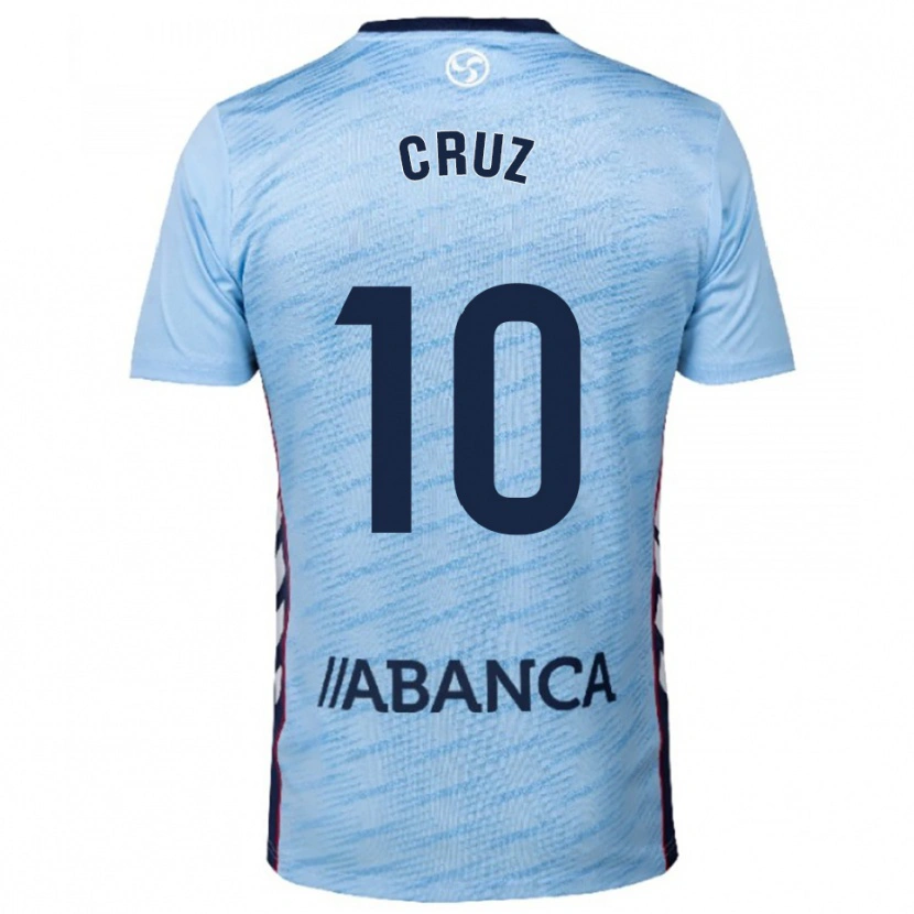 Danxen Barn Tati Cruz #10 Himmelsblå Röd Hemmatröja Matchtröjor 2025/26 Tröjor T-Tröja