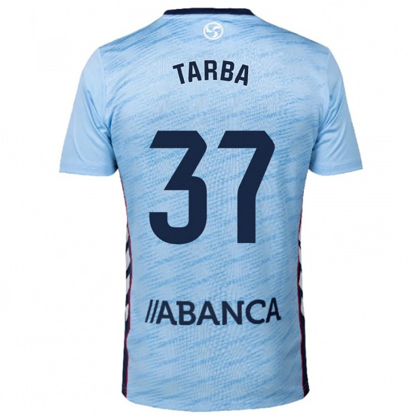 Danxen Barn Ianis Târbă #37 Himmelsblå Röd Hemmatröja Matchtröjor 2025/26 Tröjor T-Tröja