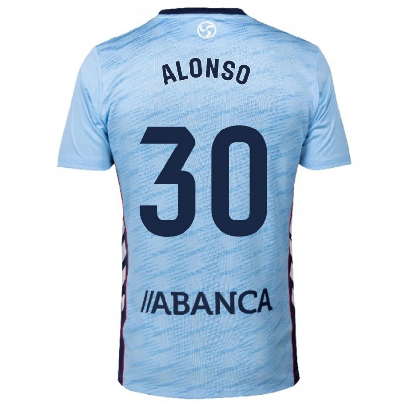 Danxen Barn Adriana Alonso #30 Himmelsblå Röd Hemmatröja Matchtröjor 2025/26 Tröjor T-Tröja