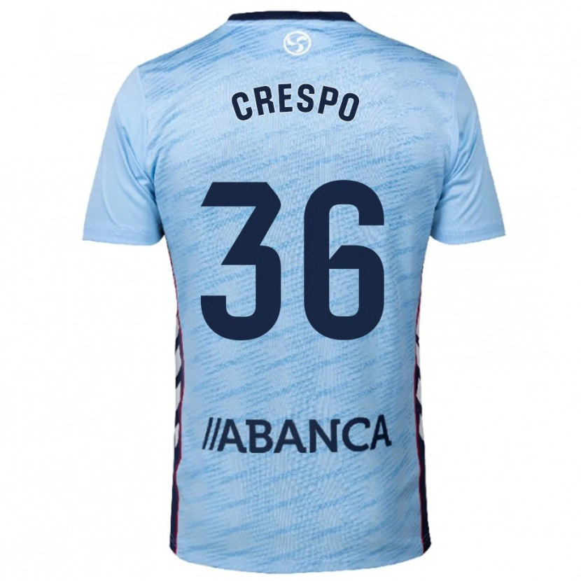 Danxen Barn Yoel Crespo #36 Himmelsblå Röd Hemmatröja Matchtröjor 2025/26 Tröjor T-Tröja