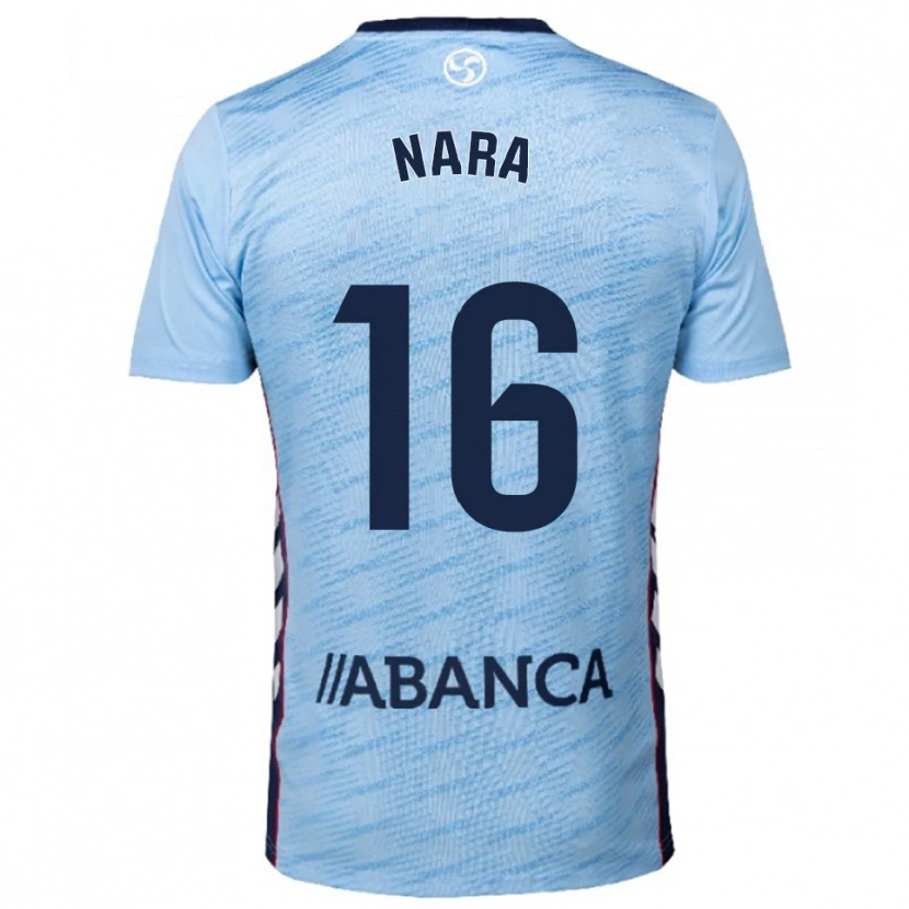 Danxen Barn Nara Fernández #16 Himmelsblå Röd Hemmatröja Matchtröjor 2025/26 Tröjor T-Tröja