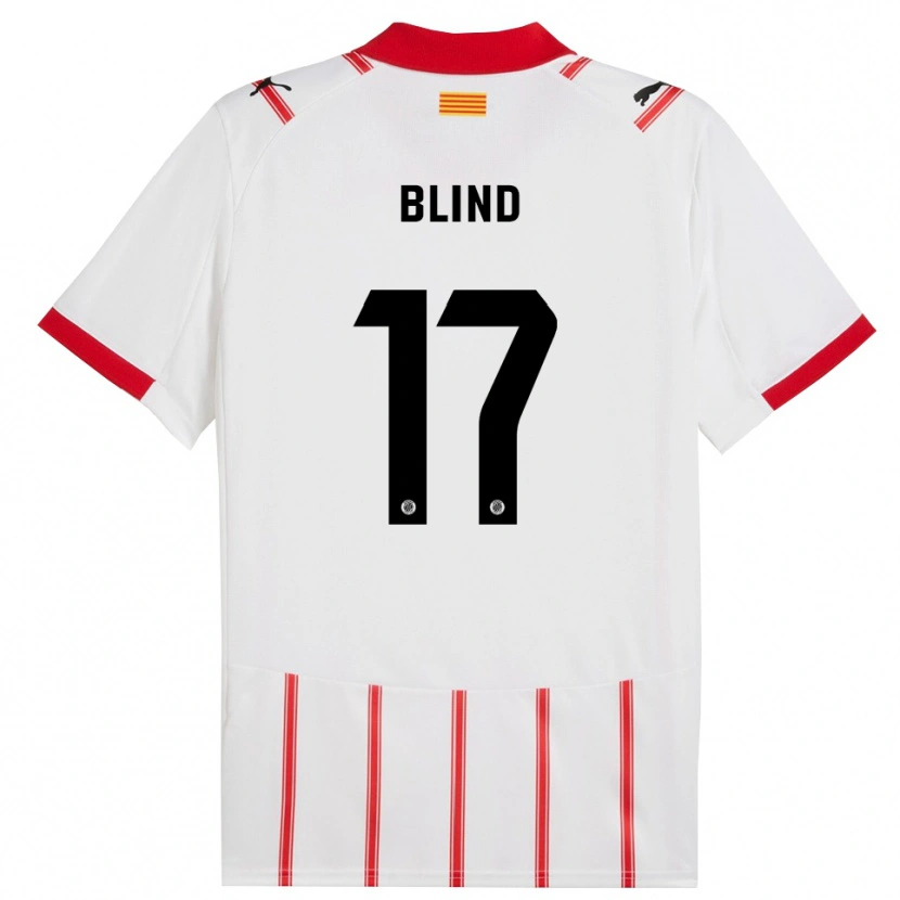 Danxen Barn Daley Blind #17 Vit Röd Hemmatröja Matchtröjor 2025/26 Tröjor T-Tröja