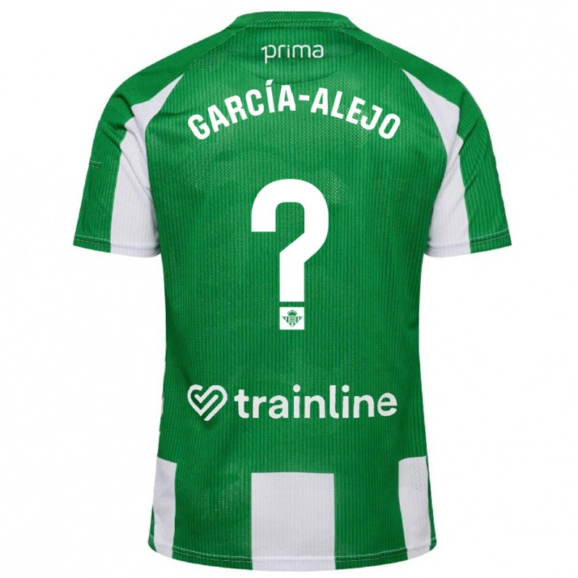 Danxen Barn Raúl García-Alejo #0 Grön Vit Hemmatröja Matchtröjor 2025/26 Tröjor T-Tröja