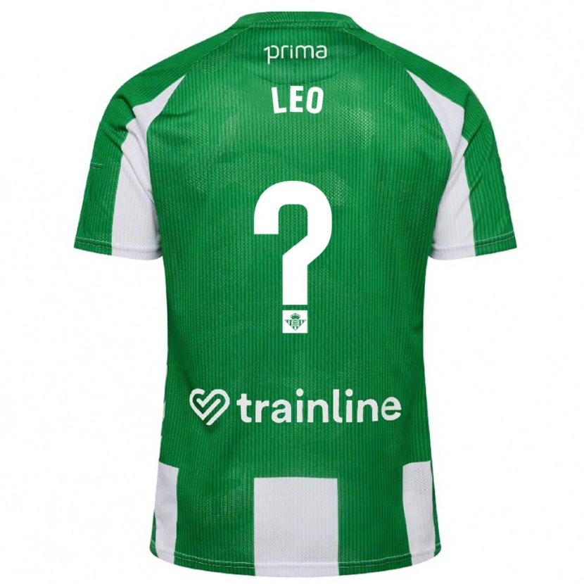 Danxen Barn Leo Vázquez #0 Grön Vit Hemmatröja Matchtröjor 2025/26 Tröjor T-Tröja