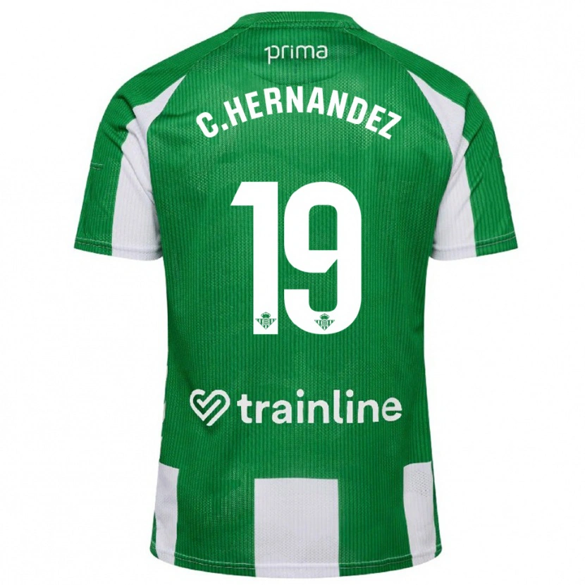 Danxen Barn Cucho Hernández #19 Grön Vit Hemmatröja Matchtröjor 2025/26 Tröjor T-Tröja