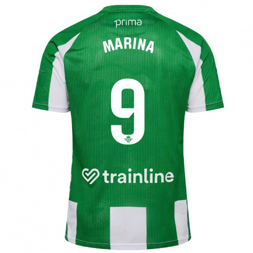 Danxen Barn Rodrigo Marina #9 Grön Vit Hemmatröja Matchtröjor 2025/26 Tröjor T-Tröja